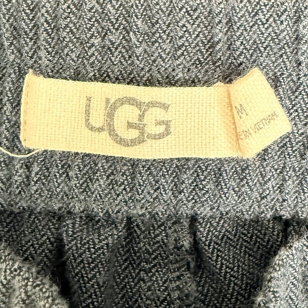 Ugg Women's Soft Heather Blue Drawstring Pajama Pants, Size M - Picture 7 of 8